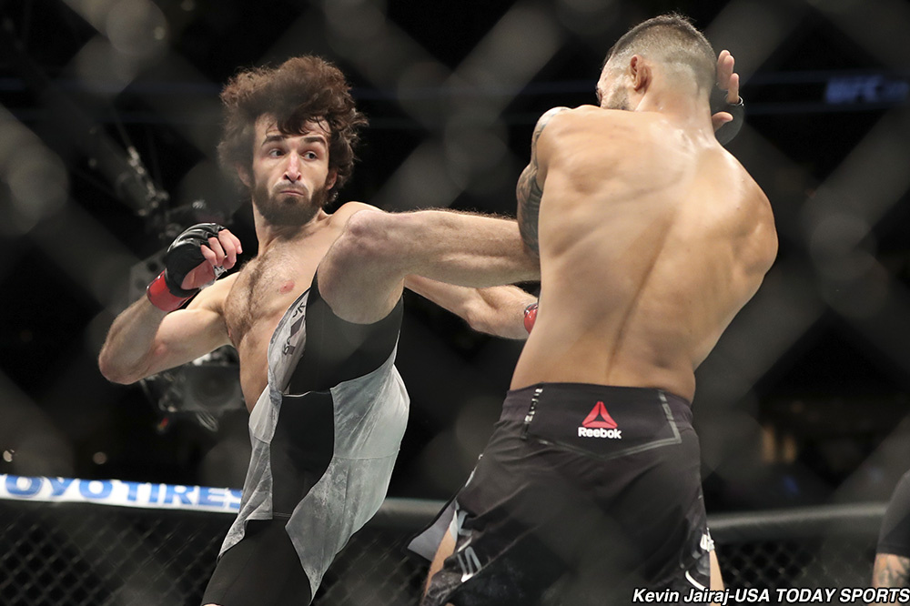 MMA: UFC 228-Magomedsharipov vs Davis